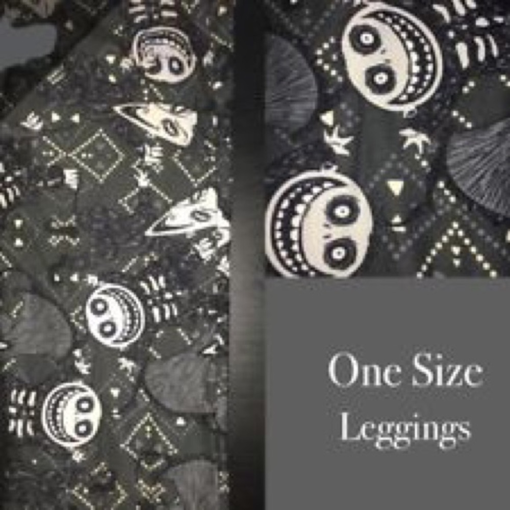 Lularoe one size leggings- lock shock and barrel